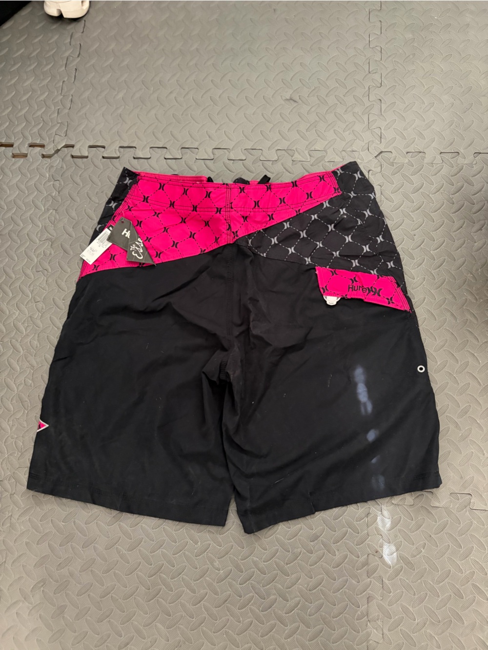 Hurley Black Pattern board short swim trunk men’s 36
